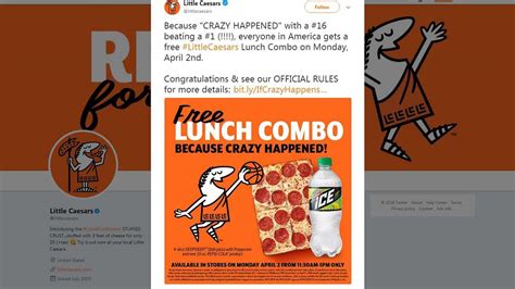 FREE PIZZA! Little Caesars giving away lunch combos today | abc7news.com