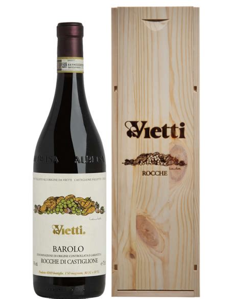 Barolo DOCG Rocche Di Castiglione 2018 750 Ml Cassetta Di Legno Vietti