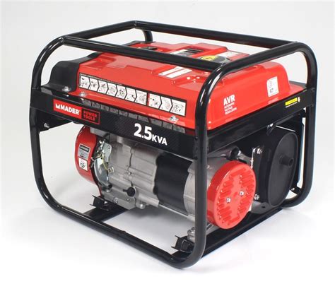 Generador Monofásico AVR 2 5Kva 15L MADER Power Tools Brycus