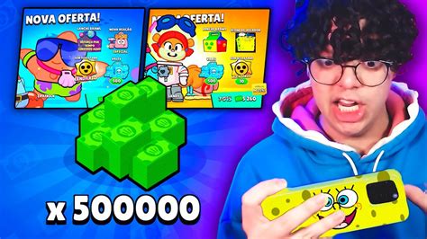 Comprei Todas As Ofertas Do Bob Esponja Do Brawl Stars Youtube