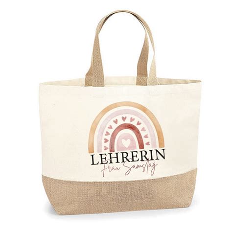 Personalisierte Jute Shopper Mit Name Personalisiert Weihnachten