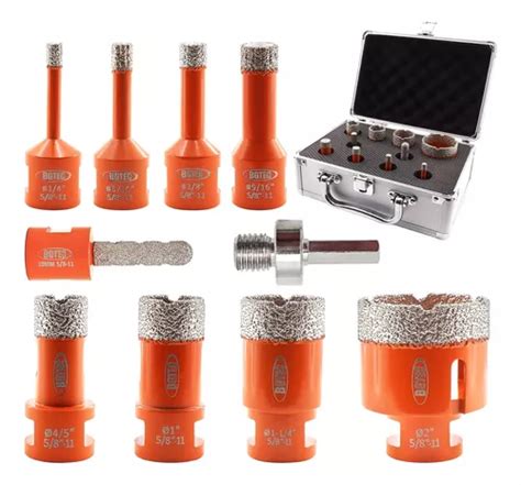 Kit Mecha Broca Copa De Diamante M Rmol Granito Porcalanato Mercadolibre