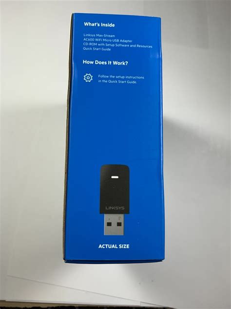 Linksys Ac600 Wusb6100m Mu Mimo Next Gen Ac Max Stream Wifi Micro Usb Adapter 780411487767 Ebay