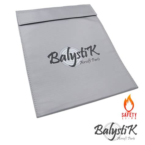 Balystik sac ignifugé pour batterie LIPO taille L