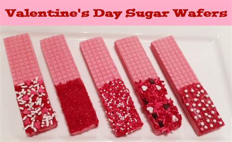 Valentines Day Sugar Wafers Recipe