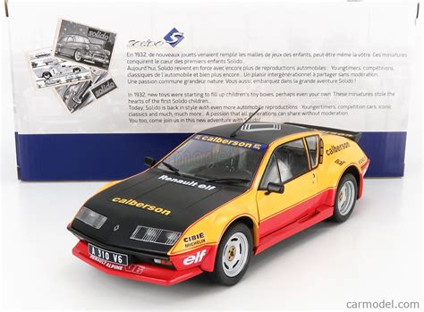 SOLIDO 1801204 Echelle 1 18 RENAULT ALPINE A310 PACK GT CALBERSON