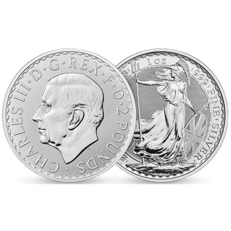 Coin Britannia Con Charles Iii Inglaterra Libras Rey