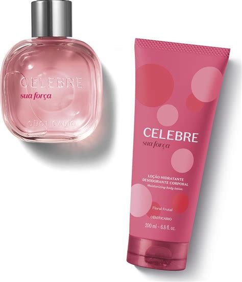 Combo Celebre Sua Força Feminino Desodorante Colônia 100ml Loção