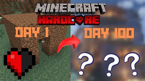 Surviving 100 Days In Hardcore Minecraft Days 1 10 Youtube