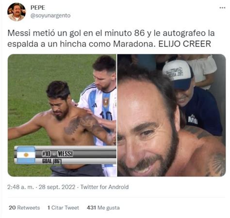 Messi Los Hinchas Y La Seguridad Del Estadio Los Memes Más Divertidos