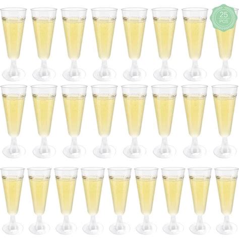 Verres Champagne Plastique Pi Ces Ml Verres Champagne