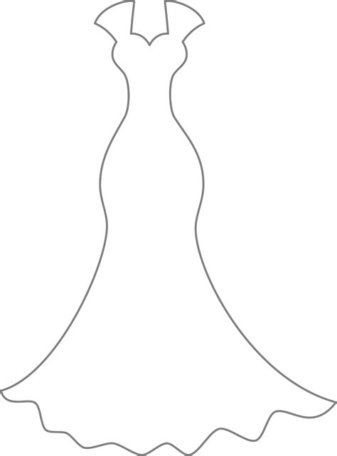 Blank Dress Template Printable And Enjoyable Learning