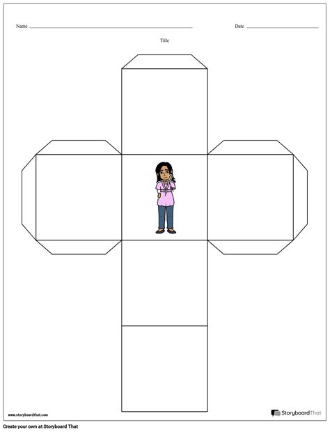 Cubo De História De Personagem Storyboard Por Pt Examples