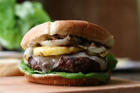 Grilled Pineapple Hawaiian Burgers Joanie Simon