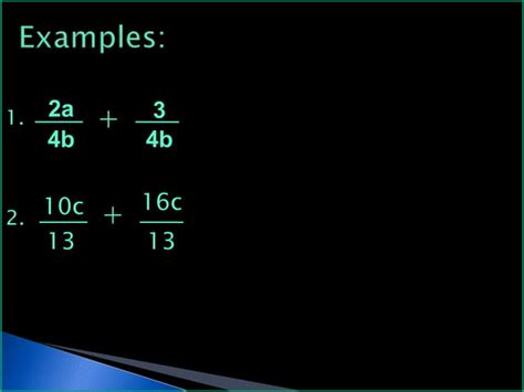 Adding Rational Expression Ppt