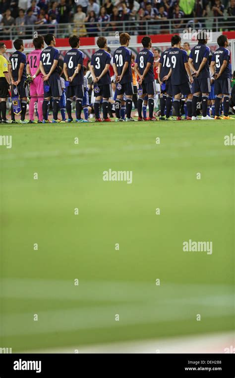 Japan Team Group Line Up JPN SEPTEMBER 6 2013 Football Soccer