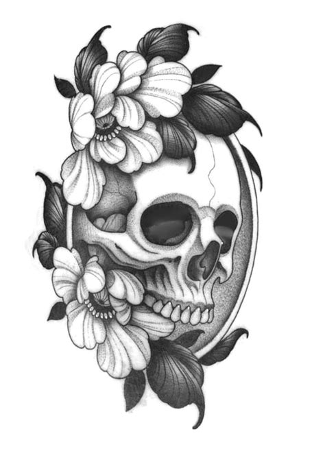 Pin On Boredpanda In Skull Sleeve Tattoos Floral Skull Tattoos