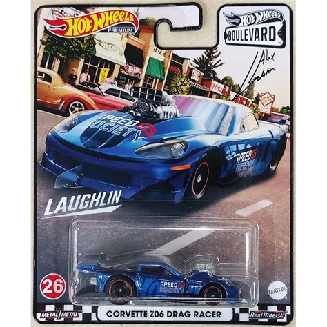 Hot Wheels Premium 12 Corvette Z06 Drag Racer 2012 Boulevard 26 51