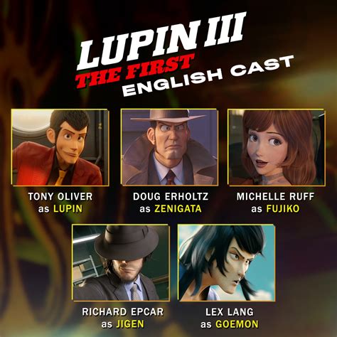 Lupin III: The First English Dub, Sub Trailers Revealed