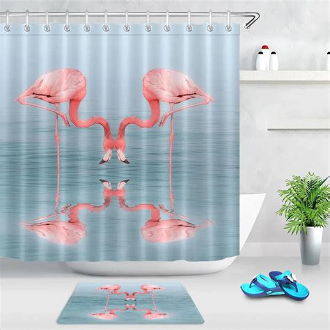 Flamingo Oasis Shower Set Transform Your Bathroom With Vibrant Pink