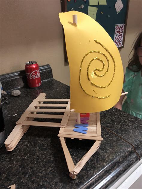 Daughter Wanted To Build A Moana Boat So We Did Quite Happy With It