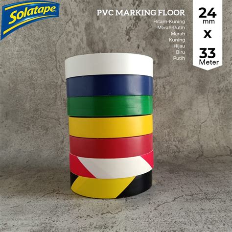 Jual Pvc Floor Marking Tape Lakban Lantai Mm X Meter Shopee