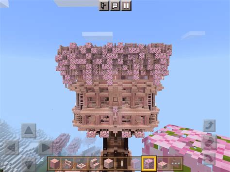 Cherry Grove Treehouse : r/Minecraftbuilds