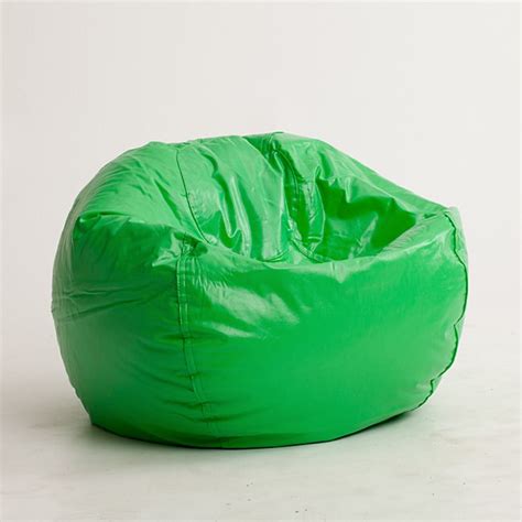 Beansack Lime Vinyl Green Bean Bag Chair 13907260 Shopping Big Discounts On