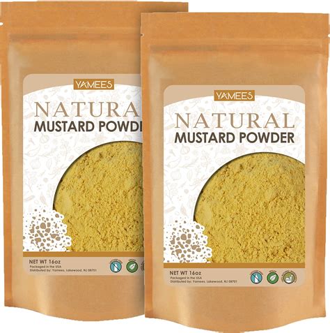 Buy Yamees Mustard Powder 2 Bags 28 Oz 14 Oz Each 2 POUNDS