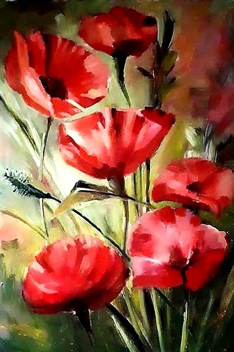 Pin On In Flower Art Painting Abstract Art