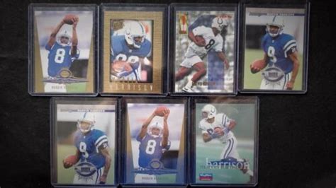 Marvin Harrison Rookie Cards Lot Of 7 Ebay