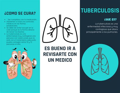 Triptico De La Tuberculosis Tuberculosis Que Es La Tuberculosis Es