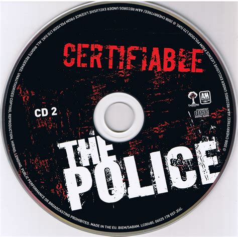 The Police Certifiable Live In Buenos Aires 2008 2cd Aandm Records