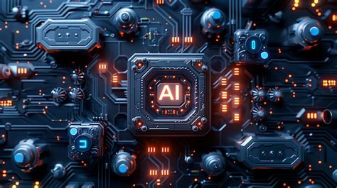 Premium Photo Ai Artificial Intelligence Technology Microchip Background