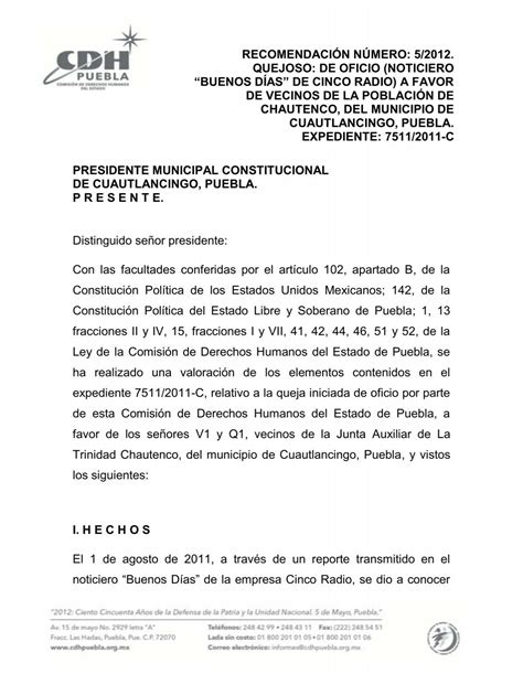 Presidente Municipal Constitucional De