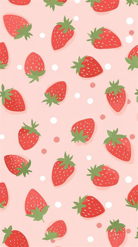 Cute Strawberry Wallpaper Images | Free Photos, PNG Stickers ...