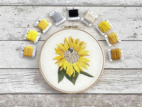 Sunflower Embroidery Patterns