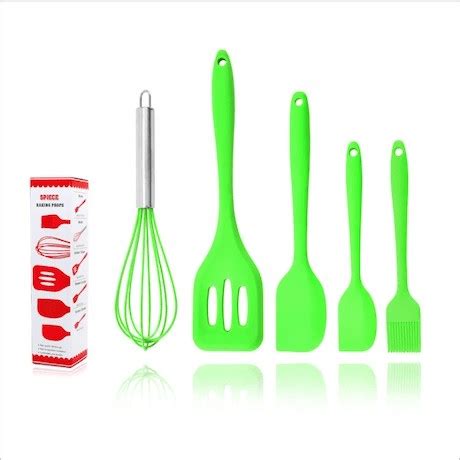 Jual Spatula Set Alat Masak In Sutil Scrap Kocokan Silicone Silikon