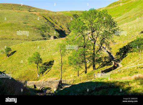 The Jacobs Ladder Path From Edale Onto Kinder Scout Peak District