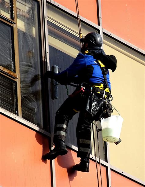 Skyscraper Window Cleaner Free Stock Photo Public Domain Pictures