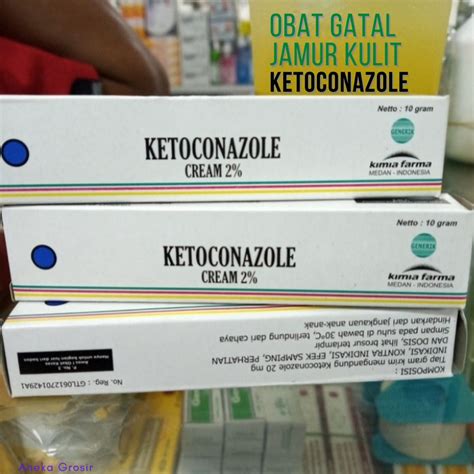 KRIM OBAT SALEP GATAL KULIT KETOCONAZOLE CREAM 2 ISI 10 GRAM Lazada