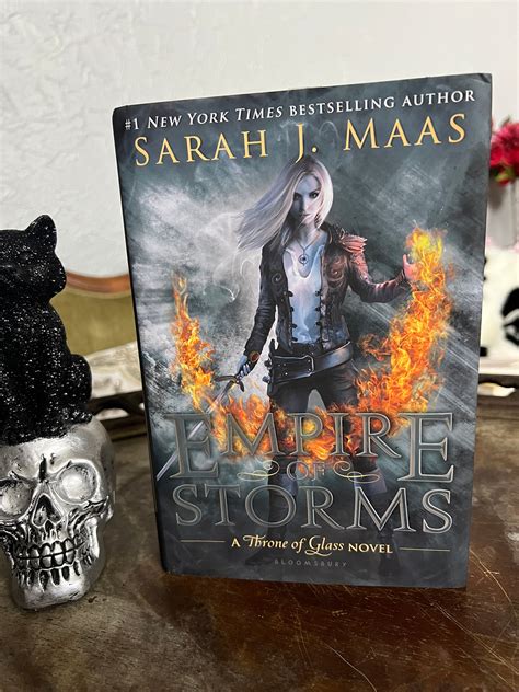 First Edition Empire Of Storms Sarah J Maas Throne Of Glass Free