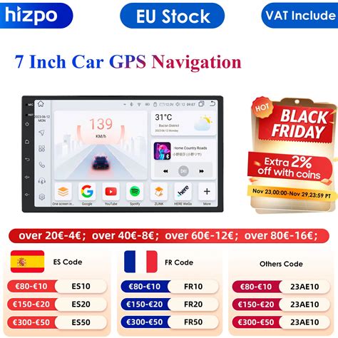 Hizpo Android Autoradio Rds Gb Gb Car Radio Gps Navigation Universal