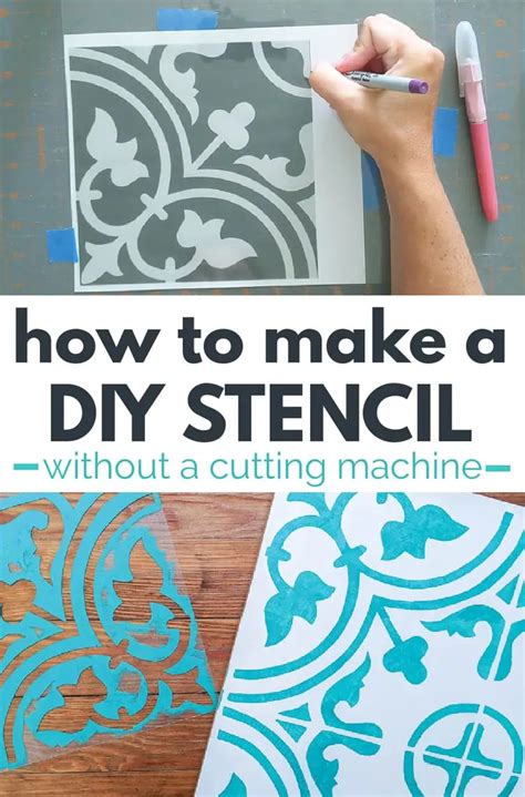 How To Make A Stencil The Cheap And Easy Way