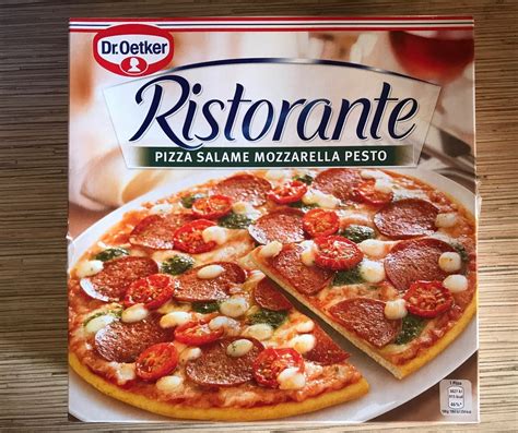 Dr Oetker Ristorante Salame Mozzarella Pesto