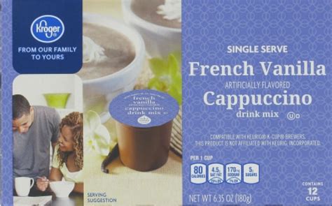 Kroger French Vanilla Cappuccino K Cup Coffee Pods 12 Ct Ralphs