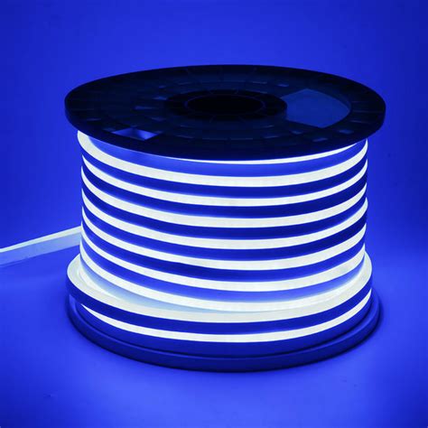 6mm 12mm Square LED Blue Neon Rope Light DC12v Custom LED Neon Flex