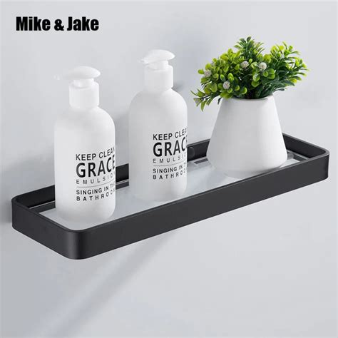 Bathroom Glass Shelf Black Semis Online