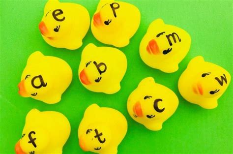 Rubber Duck Game Fun Phonics For Toddlers Alphabet Crafts Rubber