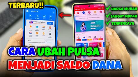 CARA UBAH PULSA MENJADI SALDO DANA TERBARU YouTube